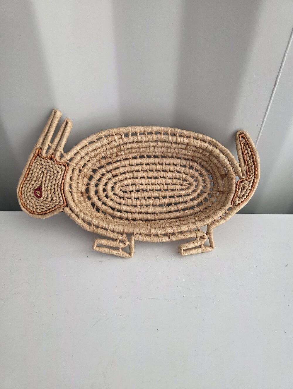 Vintage Animal Armadillo Basket